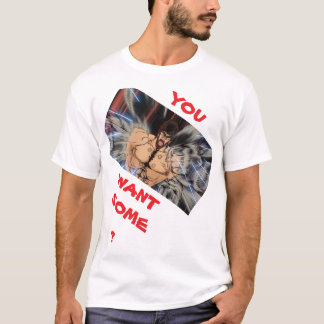 WILLST DU WAS AB? WEISS T-Shirt