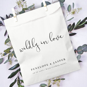 Willy in Liebe Wildblume Seeds Wedding Ecru Geschenktütchen