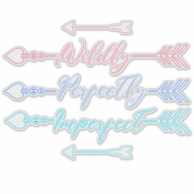 Willy perfekt unperfekte Stickers Aufkleber (Vorderseite)
