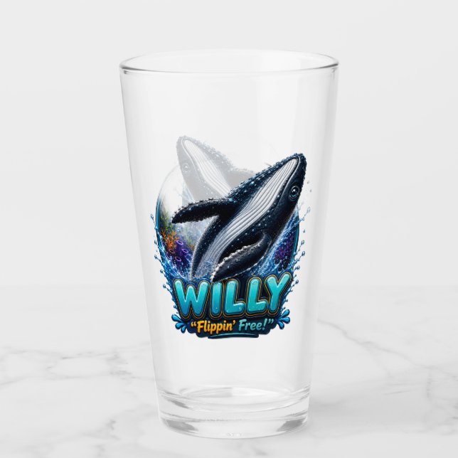 Willy Whale – Flippin’ Frei. Lustig Glas (Vorderseite)
