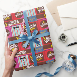 Willy Wonka Candy Pattern Geschenkpapier