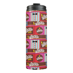 Willy Wonka Candy Pattern Thermosbecher