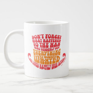 Willy Wonka Hat Typografie Jumbo-Tasse