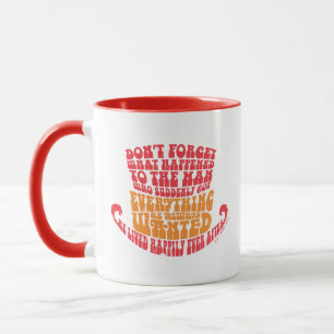 Willy Wonka Hat Typografie Tasse