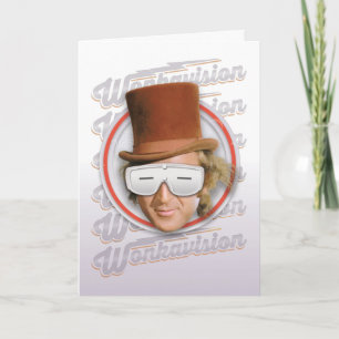 Willy Wonka in Wonkavision Goggles Karte