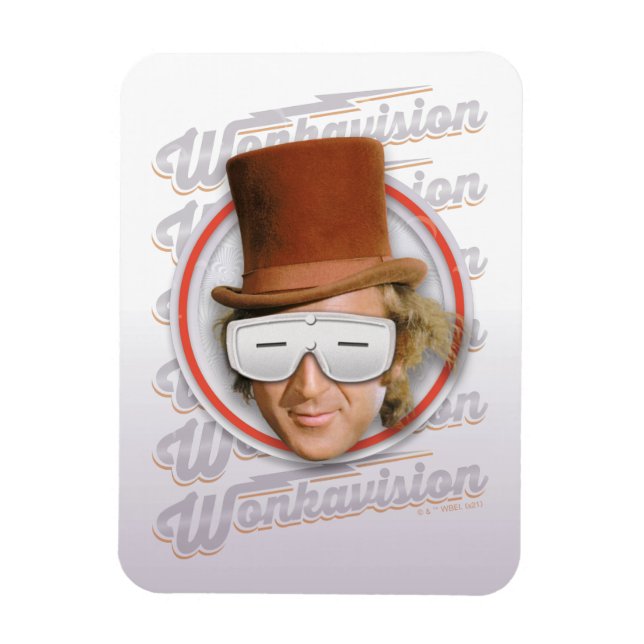 Willy Wonka in Wonkavision Goggles Magnet (Vertikal)