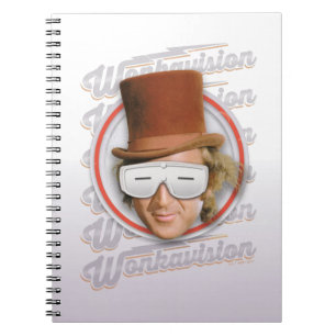 Willy Wonka in Wonkavision Goggles Notizblock