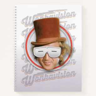 Willy Wonka in Wonkavision Goggles Notizbuch
