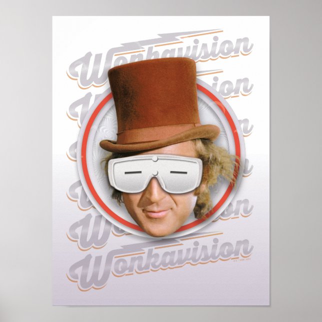 Willy Wonka in Wonkavision Goggles Poster (Vorne)