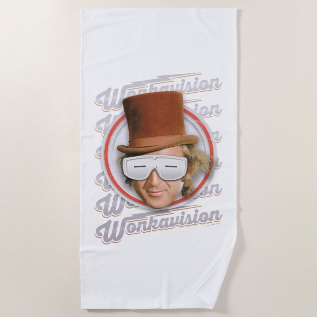 Willy Wonka in Wonkavision Goggles Strandtuch (Vorderseite)