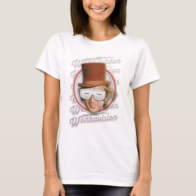 Willy Wonka in Wonkavision Goggles T-Shirt (Vorderseite)