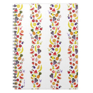 Willy Wonka Lickable Wallpaper Pattern Notizblock