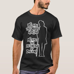 Willy Wonka Music Makers Dreamers White T-Shirt