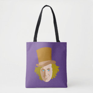 Willy Wonka Stenciled Face Graphic