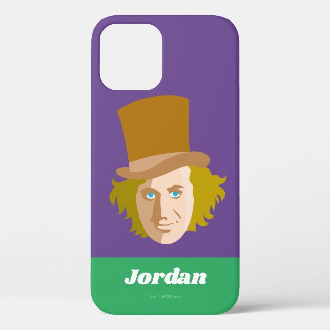 Willy Wonka Stenciled Face Graphic Case-Mate iPhone Hülle (Rückseite)