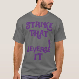 Willy Wonka streikt, der es umkehrt, Lila T-Shirt