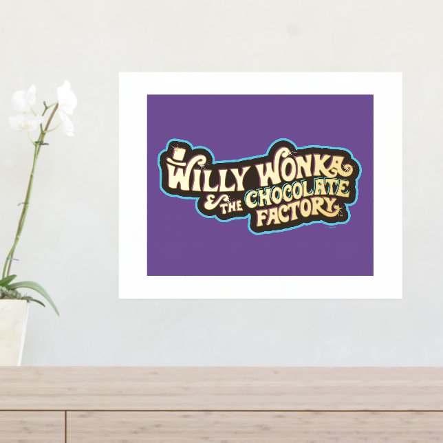 Willy Wonka & the Chocolate Factory Logo Foliendrucke (In Situ (Eingangstisch))