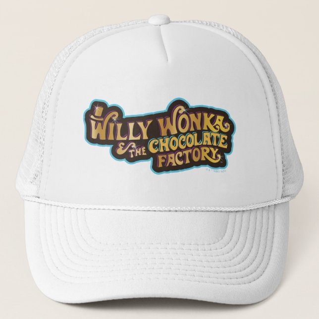 Willy Wonka und das Logo der Schokoladenfabrik Truckerkappe (Vorderseite)