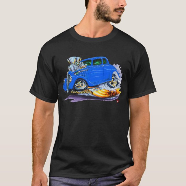 Willys Blau-Auto 1933-36 T-Shirt (Vorderseite)