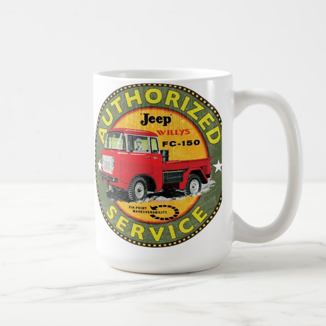 Willys fc-150 LKW-Schild Kaffeetasse (Rechts)