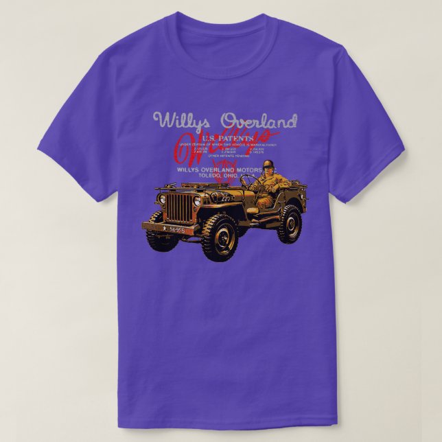 Willys Overland (2)  T-Shirt (Design vorne)