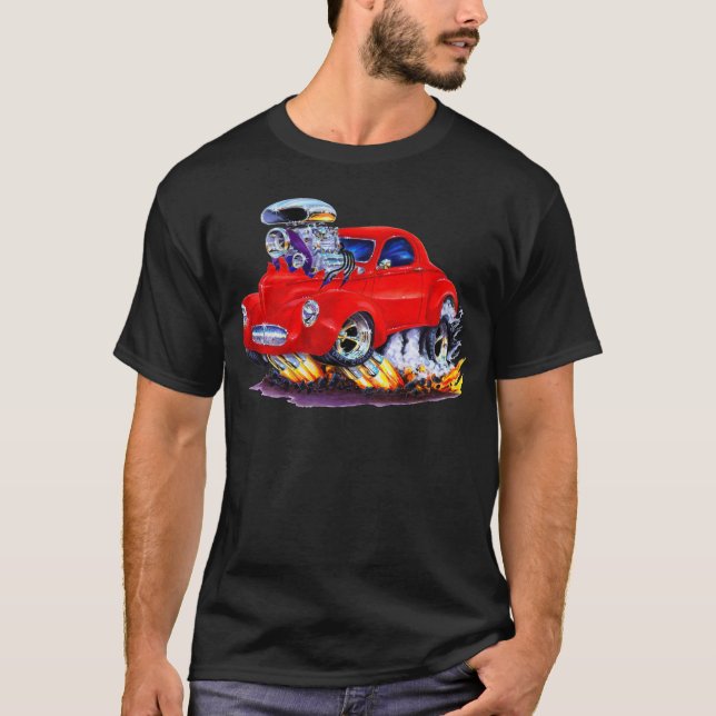 Willys Rot-Auto 1941 T-Shirt (Vorderseite)