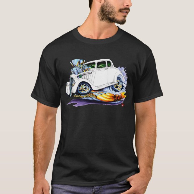Willys Weiß-Auto 1933-36 T-Shirt (Vorderseite)