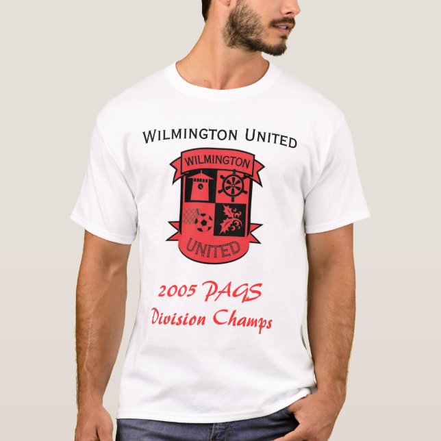 Wilm UTD FC - 2005 Meister (weiß) T-Shirt (Vorderseite)