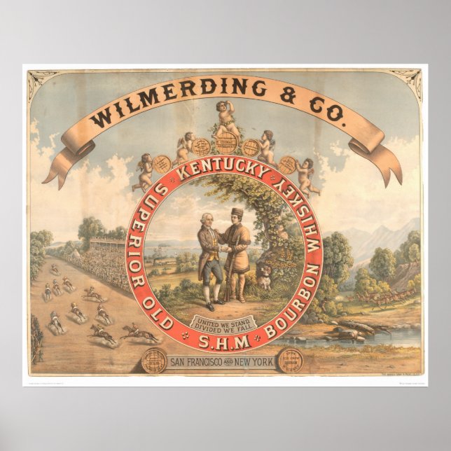 Wilmerding & Co. Kentucky Whiskey (1855A) Poster (Vorne)