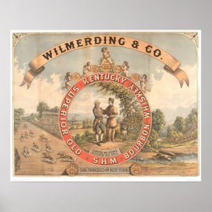 Wilmerding u. Co. Kentucky Whisky (1855A) Poster