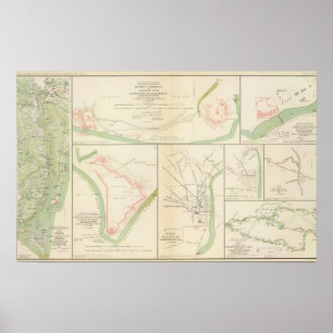 Wilmington, Ft Caswell, Smiths Insel Augusta Poster