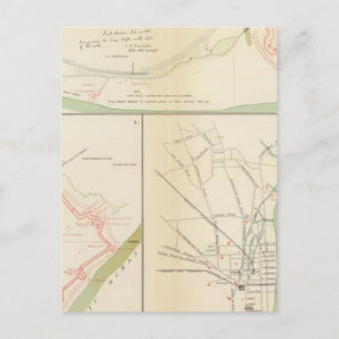 Wilmington, Ft Caswell, Smiths Insel Augusta Postkarte