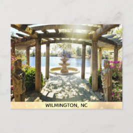 Wilmington North Carolina Airlie Gardens Pergola Postkarte