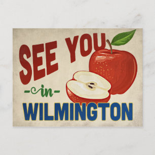 Wilmington North Carolina Apple - Vintage Travel Postkarte