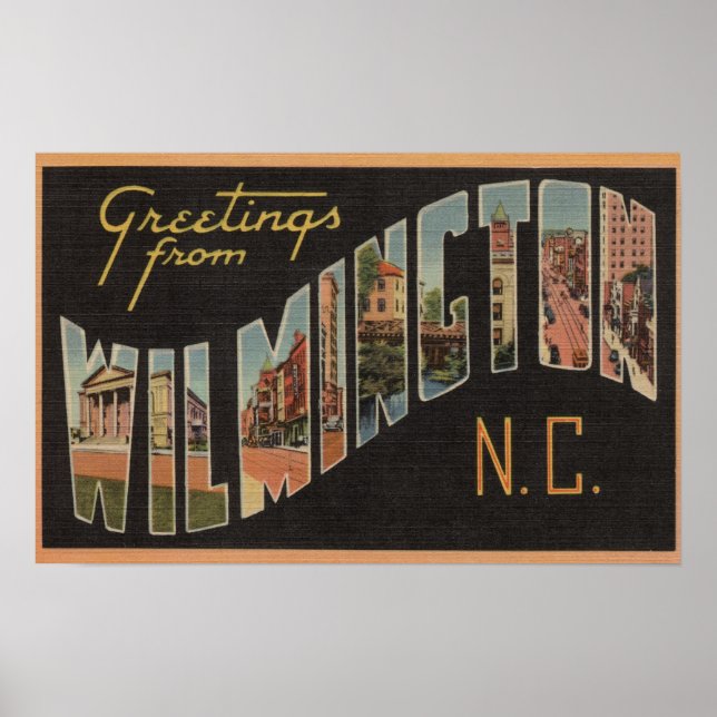 Wilmington, North Carolina - Große Briefszenen Poster (Vorne)