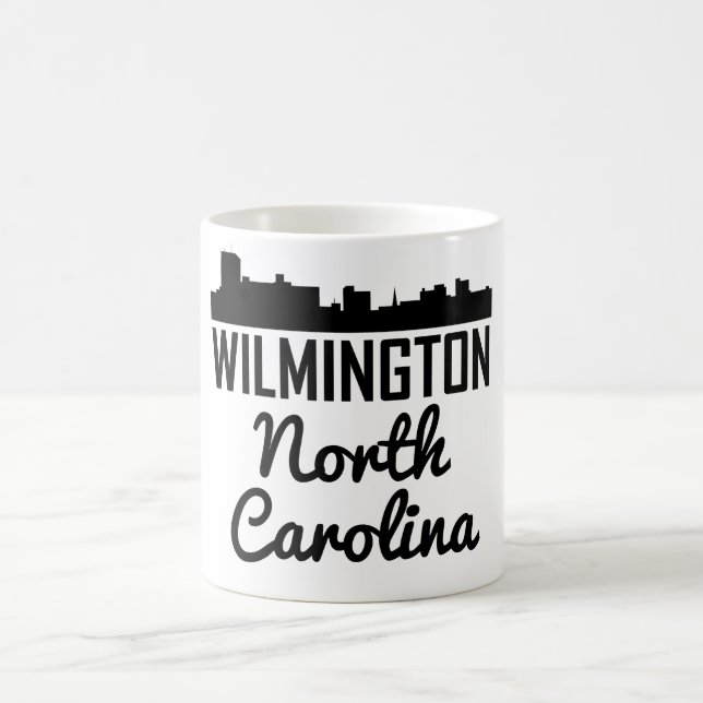 Wilmington-North Carolina-Skyline Kaffeetasse (Mittel)