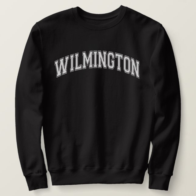 WILMINGTON University Style Sweater Uni Sweatshirt (Design vorne)