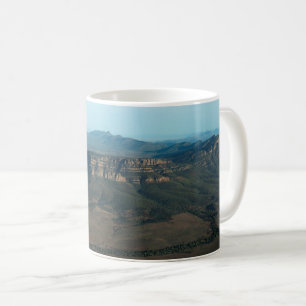 Wilpena Pound aus der Luft, Ikara-Flinders Ranges Kaffeetasse