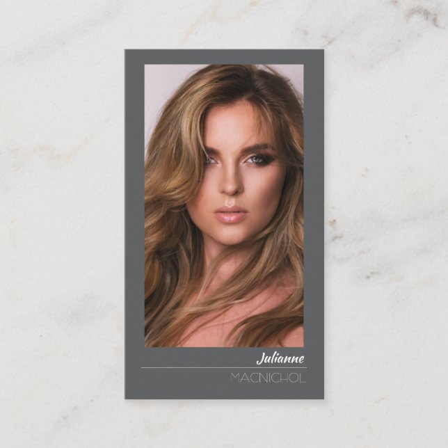 Wilshire Actor Model | Pro Business Calling Card Visitenkarte (Vorderseite)