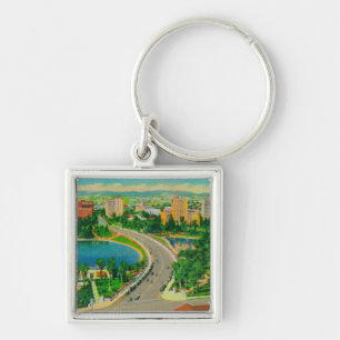 Wilshire Boulevard, General Douglas MacArthur Schlüsselanhänger