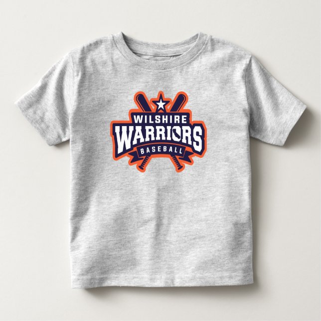 Wilshire Warriors Baseball League Logo Kleinkind T-shirt (Vorderseite)