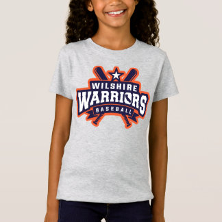 Wilshire Warriors Baseball League Logo T-Shirt