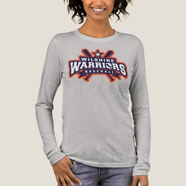 Wilshire Warriors Baseball League Logo Tri-Blend Shirt (Vorderseite)