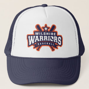 Wilshire Warriors Baseball League Logo Truckerkappe