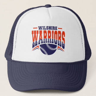 Wilshire Warriors Navy Baseball-Logo Truckerkappe