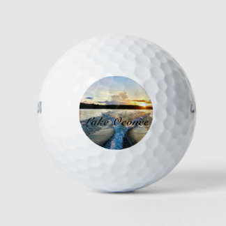 Wilson 500 Golf Ball mit Lake Oconee Foto Design