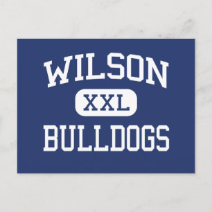 Wilson Bulldogs Middle School Tampa Florida Postkarte