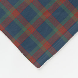 Wilson Clan Blue, Green und Red Tartan Fleecedecke