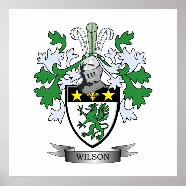 Wilson Coat of Arms Poster (Vorne)