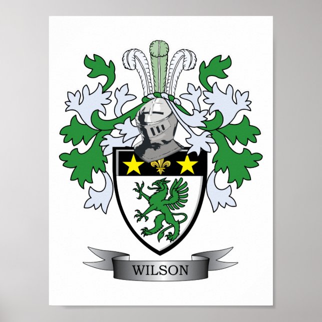 Wilson Coat of Arms Poster (Vorne)